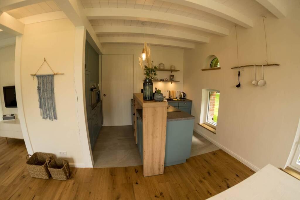 Zum Heuerling Ferienwohung Im Alten Stall Mit Sauna Versmold Exterior photo
