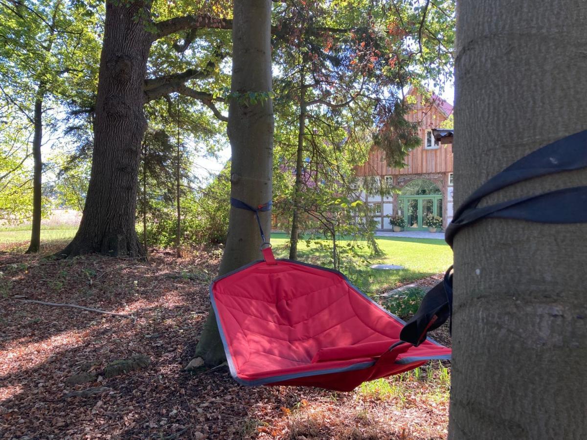 Zum Heuerling Ferienwohung Im Alten Stall Mit Sauna Versmold Exterior photo